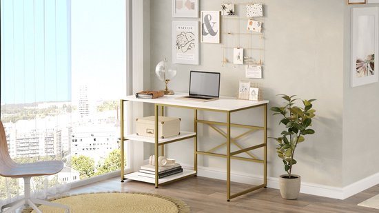 Emob - Bureau - 120 cm - Wit