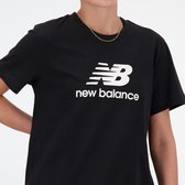 T-shirt New Balance Jersey Stacked Logo T-shirt Femme - Zwart - Taille S