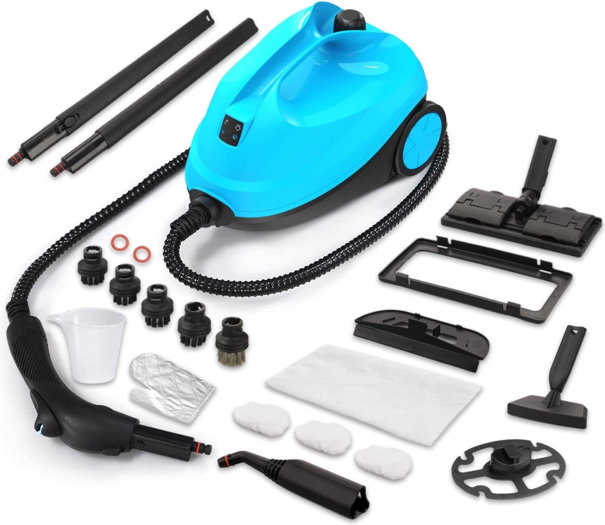 Bol.com Stoomreiniger - Vloerstoomreiniger - Microvezel Vloerdoek - Multifunctioneel - Easyfix - 20-delig aanbieding