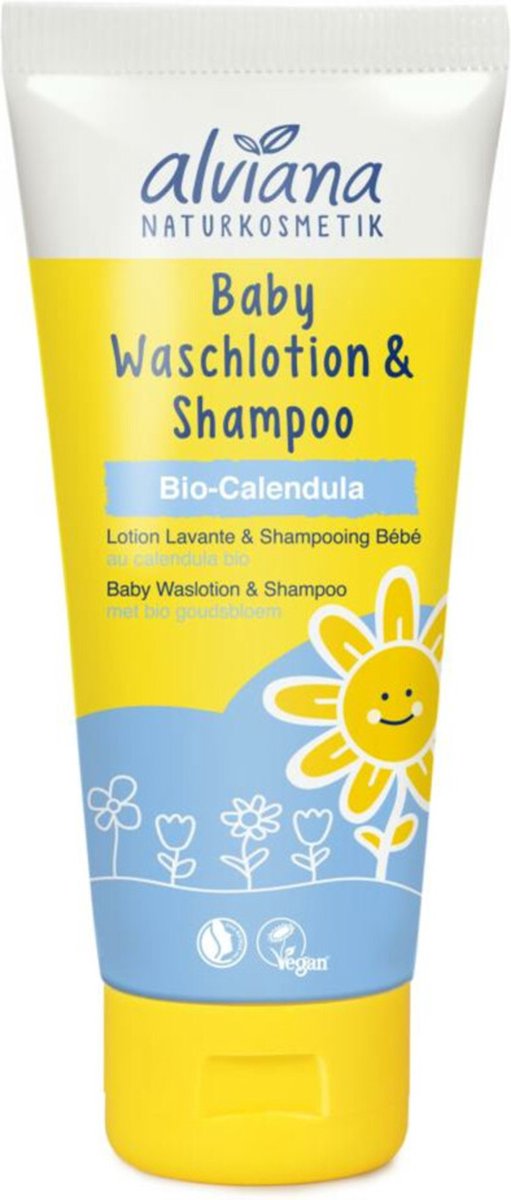 Goedkoopste Alviana Baby Waslotion en Shampoo 200 ml