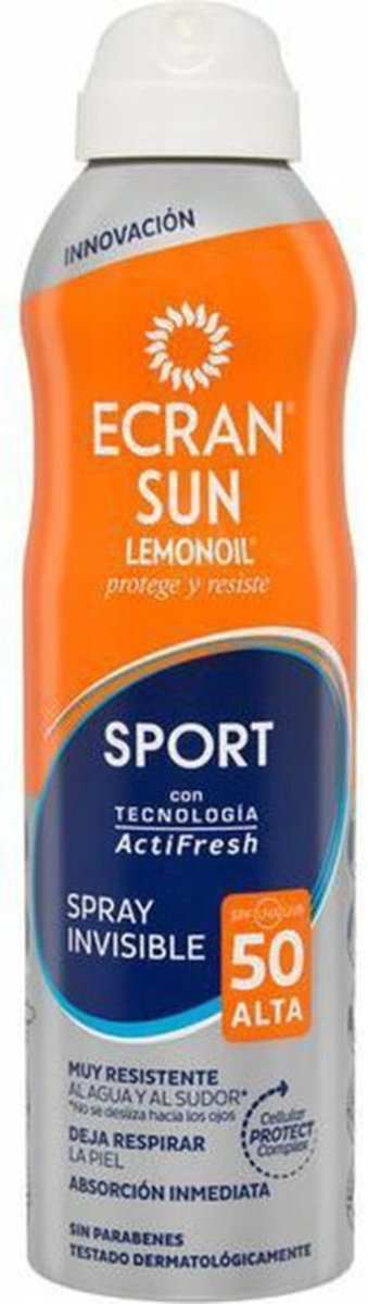 Goedkoopste Ecran Sun Lemnoil SPF50 - Sport - 250 ml