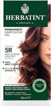 Herbatint 5R Licht Koper Kastanje - Haarverf - Permanente vegan haarkleuring - 8 plantenextracten- 150 ml