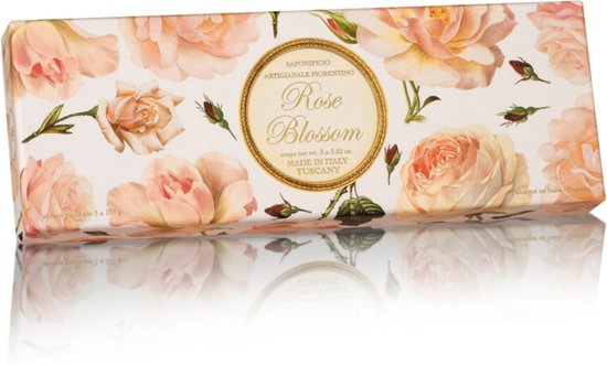 Fiorentino Rose Soap 3 Pack