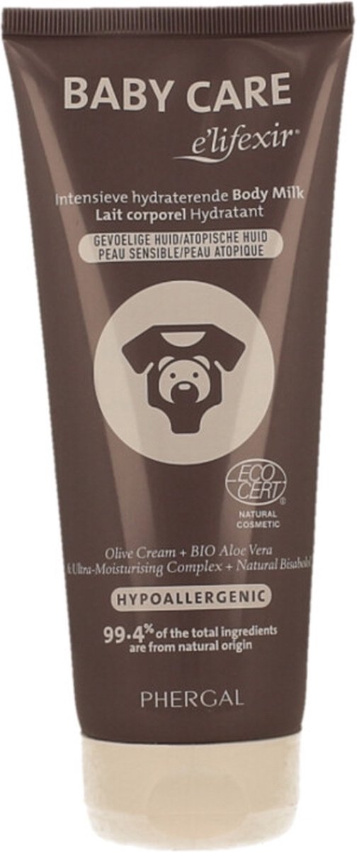 Goedkoopste Intensief Hydraterende Body Milk - e'lifexir Baby Care - 200ml - Bodymilk - Vegan - Microplastic FREE