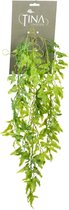 Louis Maes kunstplanten - Varen - lichtgroen - hangende takken bos van 55 cm - hangplant