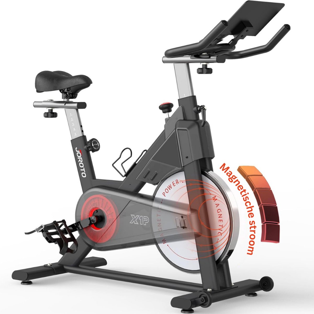 Tunturi Mini Bike Stoelfiets - Hometrainer - Minibike met instelbare weerstand - Fietstrainer magnetisch geremd - Bureaufiets - Zwart