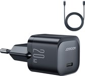 Mini chargeur Joyroom 20W - câble Lightning 1m inclus - Zwart