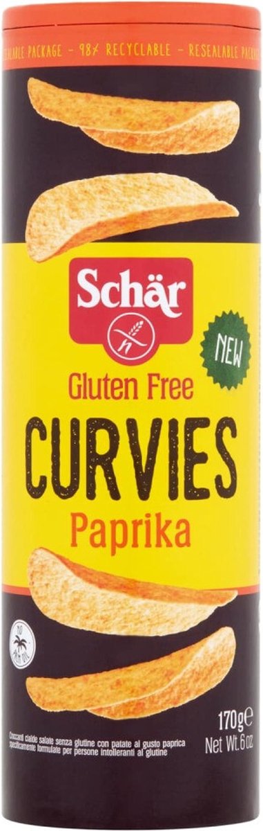 Goedkoopste Schar Curvies Paprika 170 gr