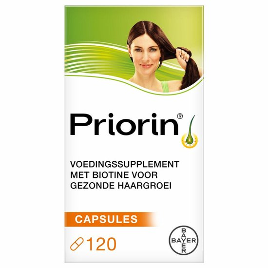 Foto: Priorin capsules 120 stuks haar vitamines voedingssupplement met biotine vitamine b5 gierstextract en l cystine ondersteunt gezonde haargroei van binnenuit versterkt haarwortels voor sterk vol en gezond haar