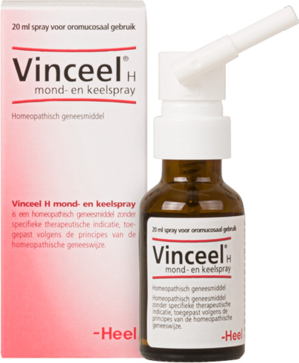 Goedkoopste Heel Vinceel H Mond- en Keelspray - 1 x 20 ml