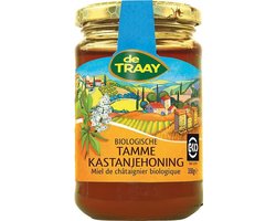 Tamme kastanjehoning De Traay - Pot 350 gram - Biologisch