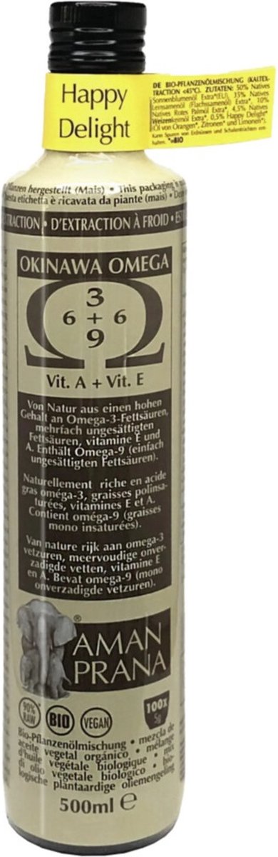 Goedkoopste Aman Prana Omega Happy Delight - 500 ml - Voedingssupplement