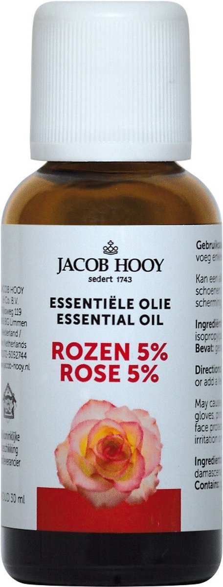 Goedkoopste Jacob Hooy Rozenolie - 30 ml - Etherische Olie