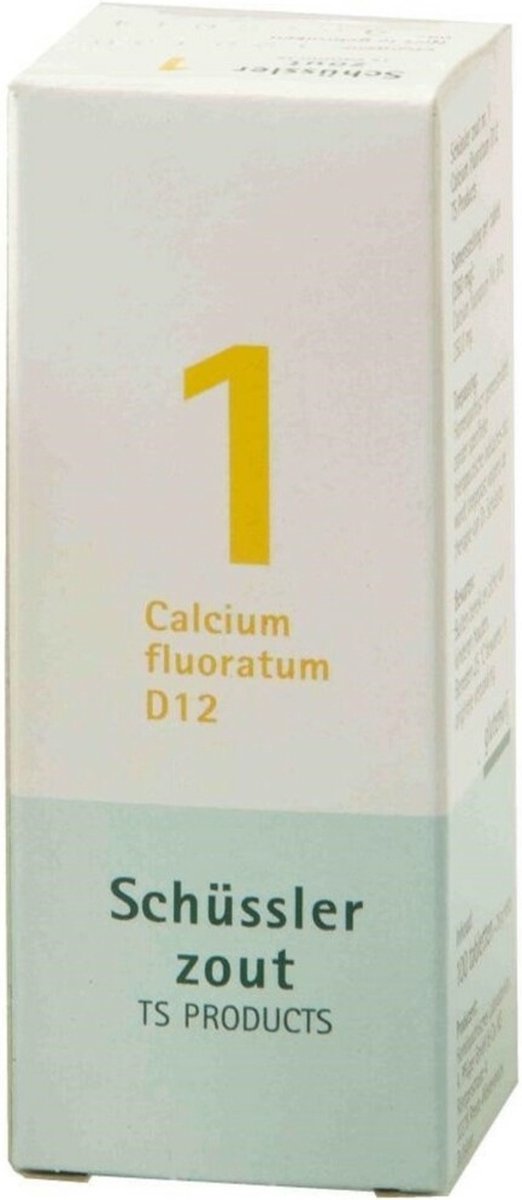 Goedkoopste Pfluger Schussler Zout nr 1 Calcium Fluoratum D12 - 1 x 100 tabletten