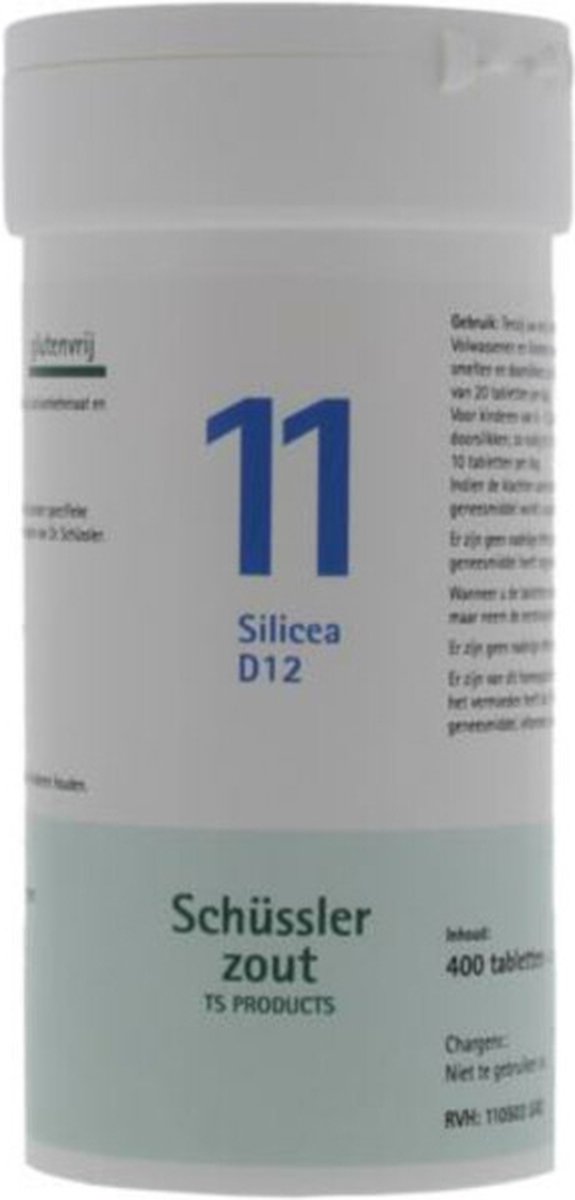 Goedkoopste Pfluger Schussler Zout nr 11 Silicea D12 - 1 x 400 tabletten
