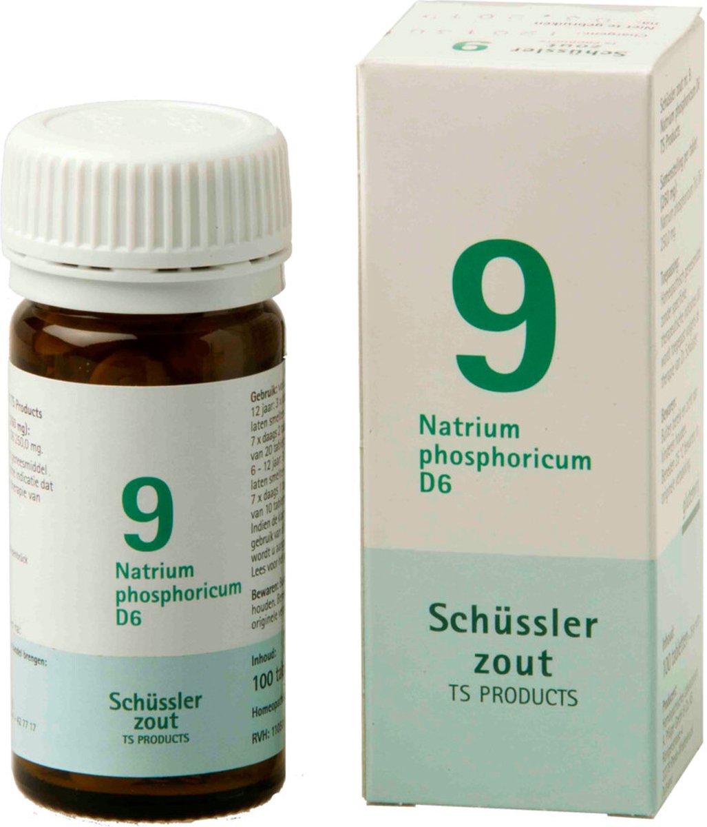 Goedkoopste Pfluger Schussler Zout nr 9 Natrium Phosphoricum D6 - 1 x 100 tabletten