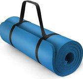 Yoga Mat Extra Dik - Fitness Mat Extra Dik - Blauw - 190x100x1.5 CM