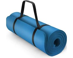 Yoga Mat Extra Dik - Fitness Mat Extra Dik - Blauw - 190x100x1.5 CM