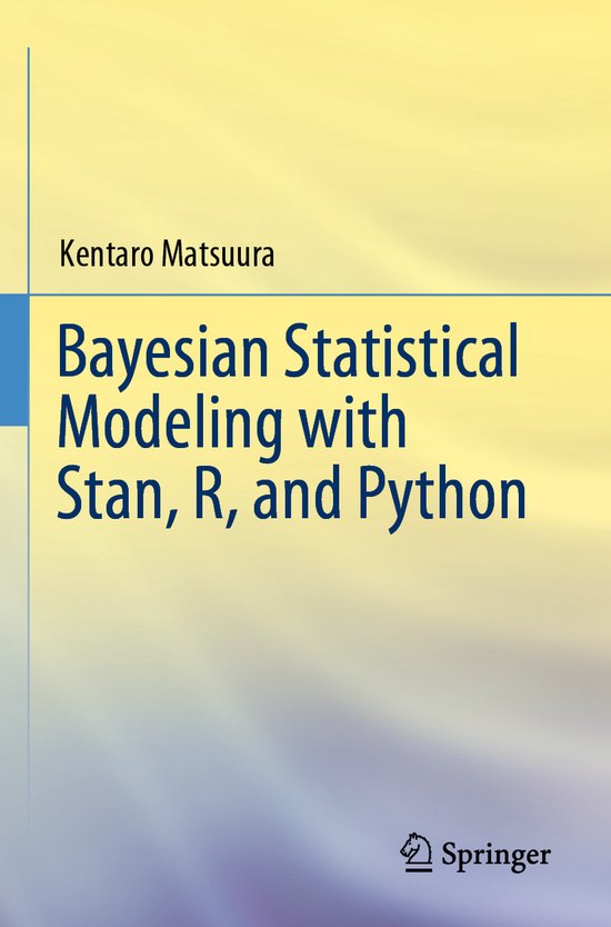 Bayesian Statistical Modeling with Stan, R, and Python - cover