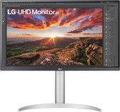 LG 27UP850N-W LED display 68,6 cm (27") 3840 x 2160 pixels 4K Ultra HD Argent, Noir