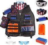 RS GROUP Tactical vest - Geschikt voor Nerf - Inclusief 40 pijltjes - Veiligheidsbril