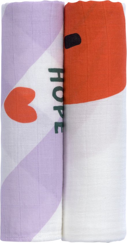 Bol Enfant LÄSSIG Happy Rascals - Sans BPA, Lavable Lave-Vaisselle - Cœur Lavande - Dès 6 Mois