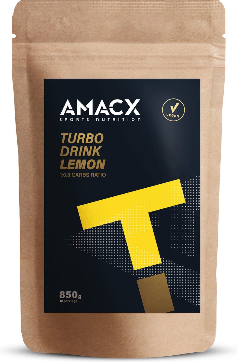 Amacx Turbo Drink - Sportdrank - Lemon - 850 gram