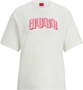 Hugo Dazalena T-shirt Met Korte Mouwen Wit S Vrouw