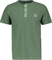 Lerros T-shirt Serafino Met Knopen 2423910 612 Mannen Maat - XXL