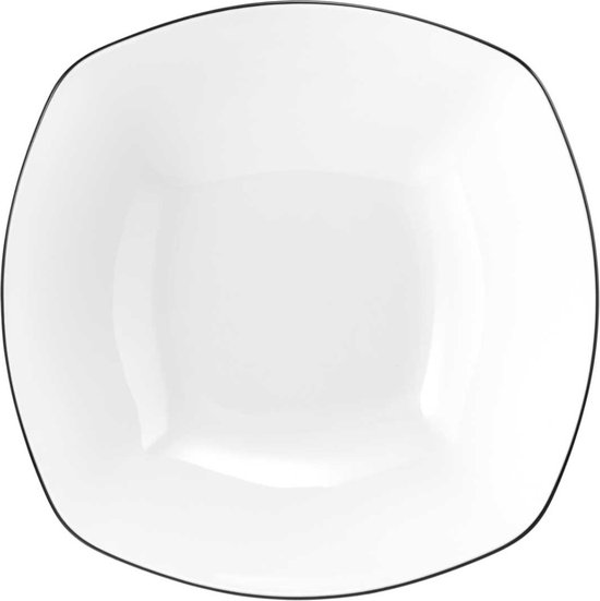 Seltmann Weiden Müslischale Müslischale 15 cm - Lido Black Line - 2 Stück