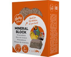 Duvoplus - Binnenvogelvoer - Vogel - Mineraalblok 80g - 6,5x5,3x2,5cm - 1st