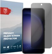 Rosso Privacy Screen Protector Geschikt voor de Samsung Galaxy S23 Plus - 9H Gehard Glas - Case Friendly Tempered Glass - Eenvoudige Installatie
