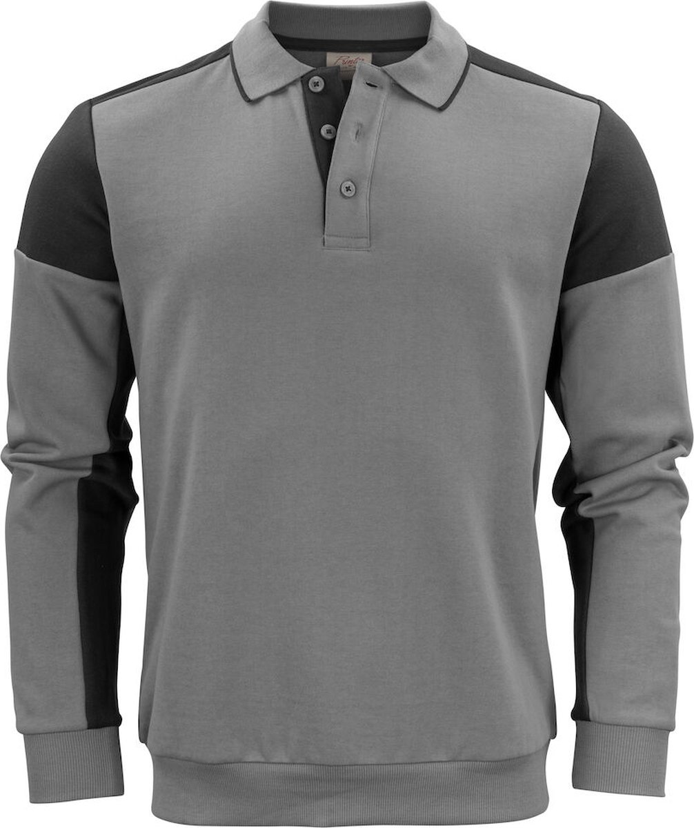 Printer PRIME POLOSWEATER PRIME 2262060 - Staalgrijs/Zwart - L