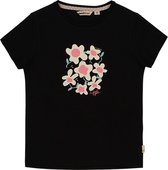 Moodstreet M402-5400 Meisjes T-shirt - Black - Maat 110-116