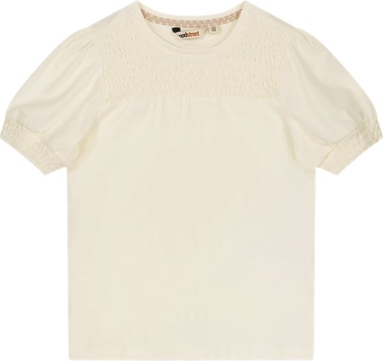 Moodstreet M402-5419 Meisjes T-shirt - Warm White