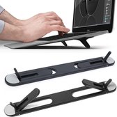 Opvouwbare Laptopstandaard I Laptop Stand I Opvouwbare Laptop Standaard I Kunststof I Inklapbare Standaard I Voor 10-17 Inch I Wit