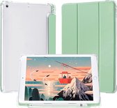 Phreeze Tri-Fold Hoes - Geschikt voor iPad 9.7 Generatie 5/6 - 2017/2018 - Tablethoes met Pen Houder en Vouwbare Standaard