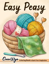 Easy Peasy Simple Coloring Book for beginners - Coco Wyo - Kleurboek voor volwassenen