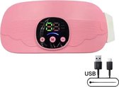 Clixify Rugwarmer Menstruatie Pijnverlichting - Warmtegordel - Massagegordel - Draadloos - Warmteriem - Warmteband onderrug - Warmte band - Verwarmingsgordel -