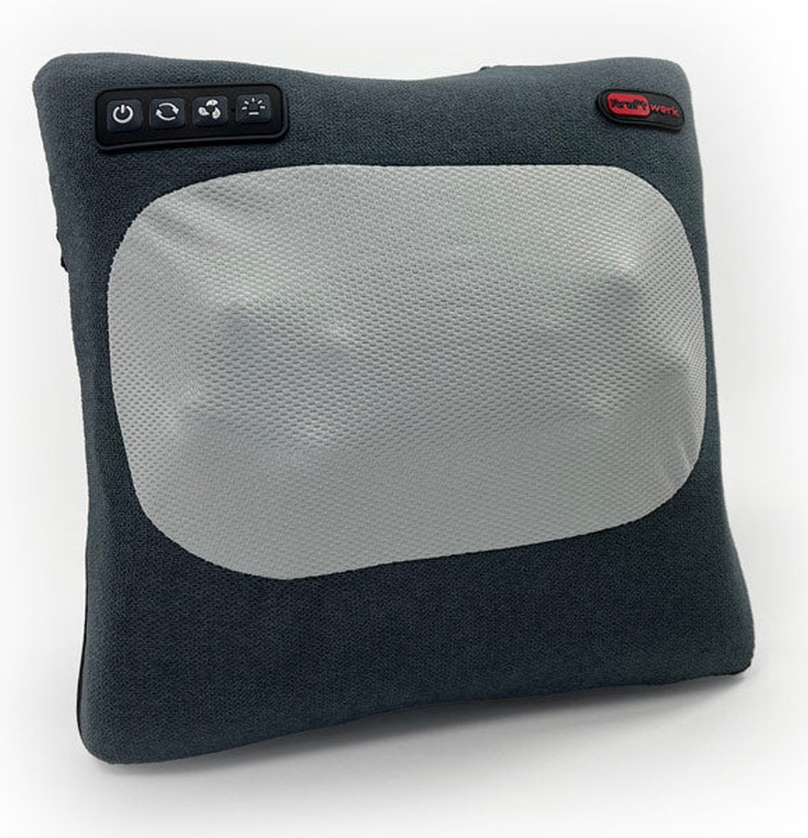 axion®- Kraftwerk snoerloos Shiatsu-massagekussen 33x33 cm.