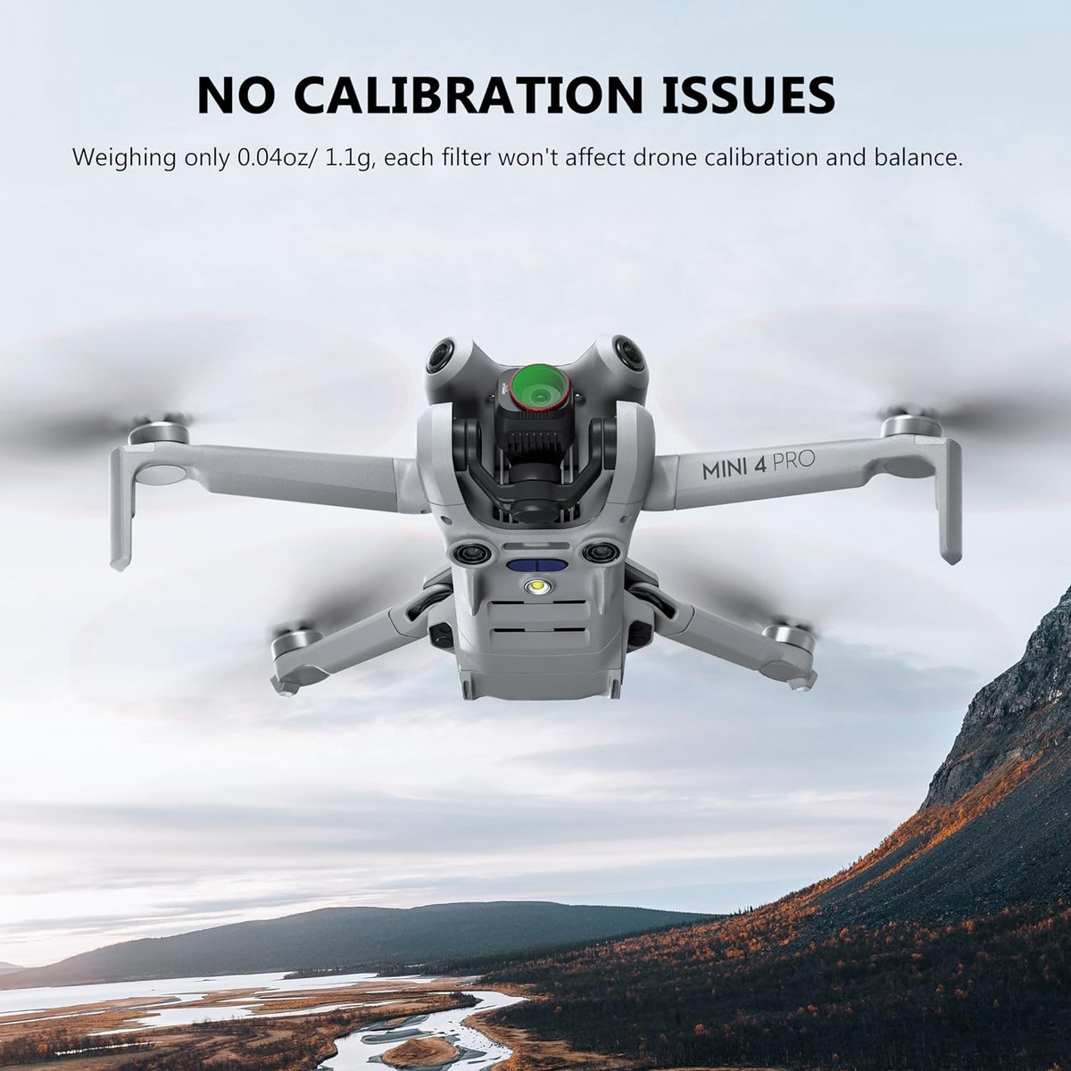Mini 4 Pro filter, meervoudig gecoate ND-filterset voor DJI Mini 4 Pro drone-accessoires - 6-pack ND8, ND16, ND32, ND64, ND256, CPL filter thumbnail 2