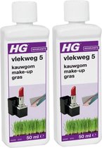 Bol.com HG Vlekweg 5 Make Up Vlekkenreiniger - Vlekkenverwijderaar voor Kleding - Vlekkenverwijderaars - 2x50 ml aanbieding