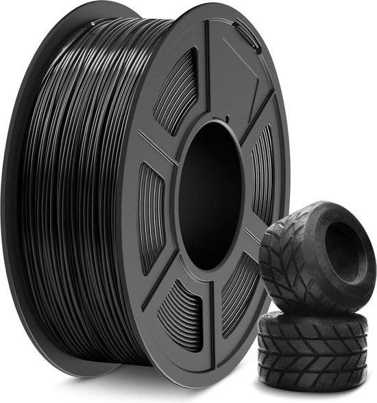 SUNLU - TPU-filament - 1 kg TPU flexibel 95A - 3D-printerfilament 1,75 mm - Maatnauwkeurigheid +/- 0,03 mm
