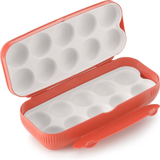 Carton d'oeufs Tupperware (rouge)
