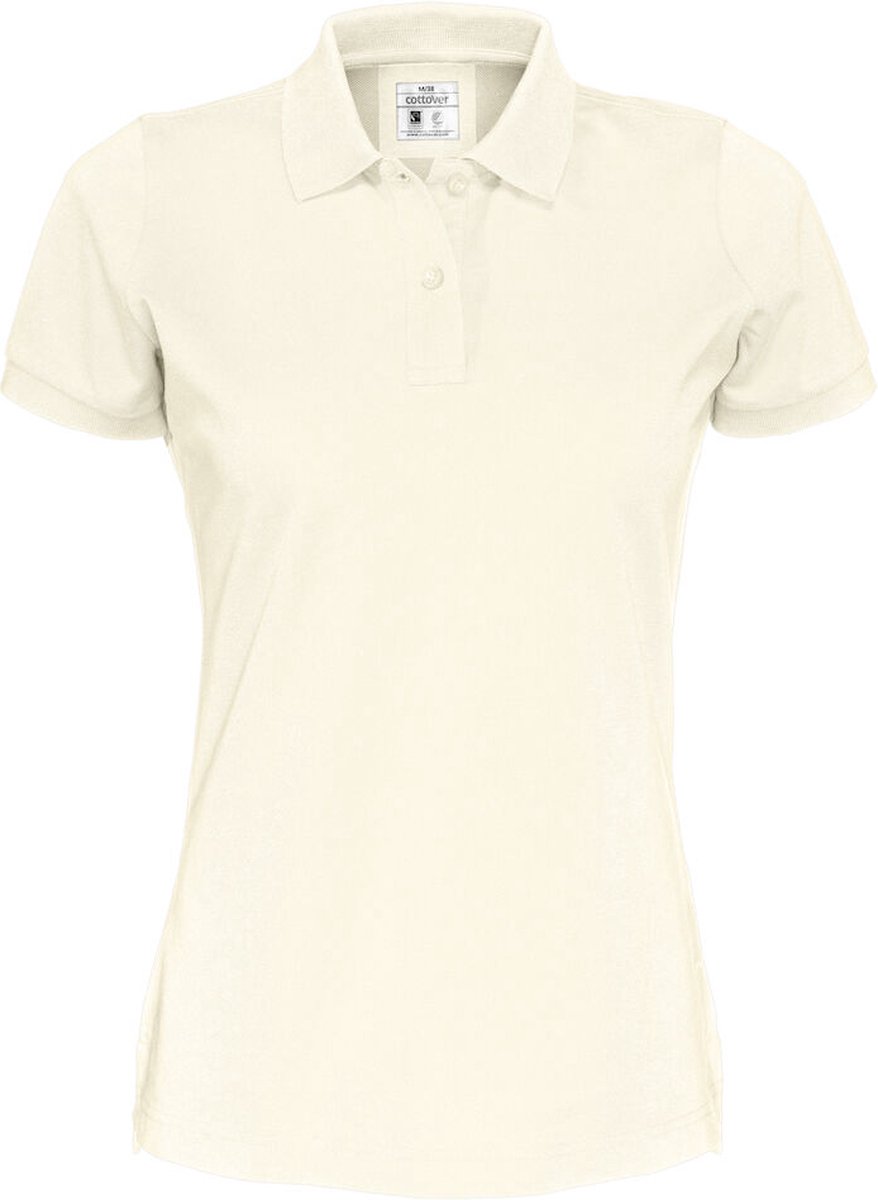 Cottover POLO PIQUE LADY - GOTS GECERTIFICEERD 141005 - Ecru - XL