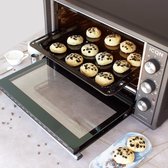 Kitchen Craft Emaille Bakplaat, Voor Alle Warmtebronnen Inclusief Inductie, Vaatwasmachine-, Oven-, Koelkast- en Vriezerbestendig,40 x 27 x 2 Centimeter, Zwart, MCVITHB3