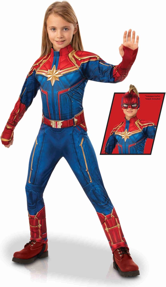 Luxe Captain Marvel™ kostuum voor meisjes - Verkleedkleding