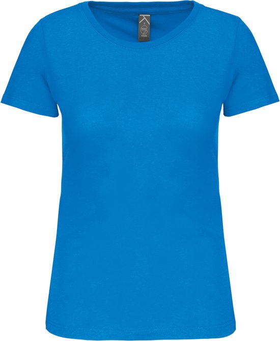 T-shirt Dames 3XL Kariban Ronde hals Korte mouw Tropical Blue 100% Katoen