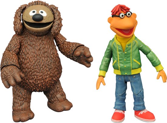 Muppets: Best of Series 1 - Ensemble de figurines d'action Scooter et Rowlf