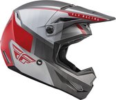 FLY Racing Kinetic Drift Ece Helmet Charcoal Lite Grey Red M - Maat M - Helm